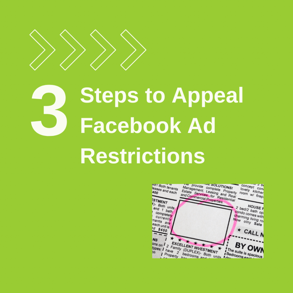 3 Steps to Appeal Facebook Ad Restrictions