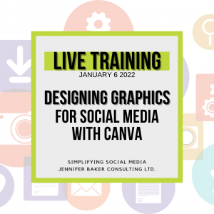 Live Training - Designing graphics for social media with canva